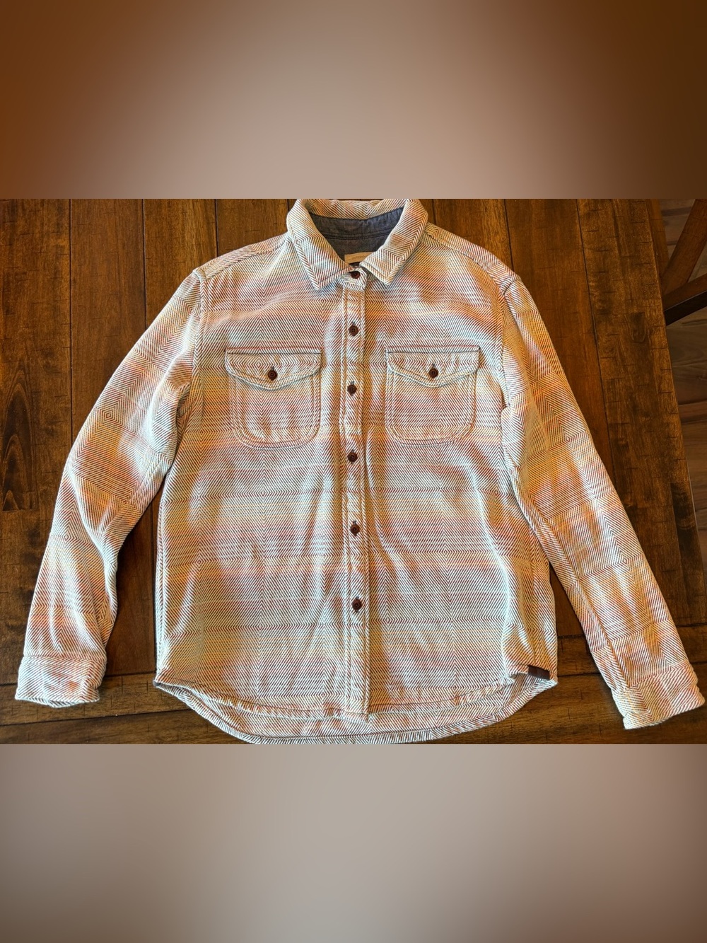 Outerknown Blanket Shirt - Sunrise Mojave Stripe
